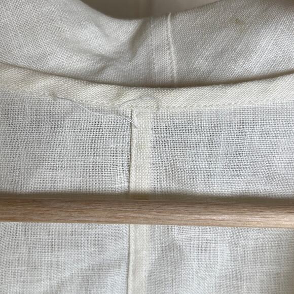 Babette White Ivory Cotton Cardigan Top Blouse Medium M - Picture 3 of 8